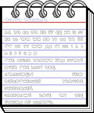 Duped Regular Font