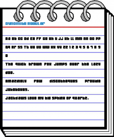 Dynomite Regular Font
