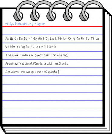 Giulys Handwriting Regular Font