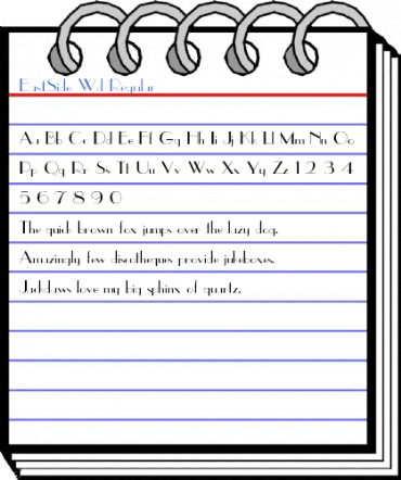 EastSide Wd Regular Font