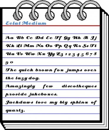 Eclat Medium Font
