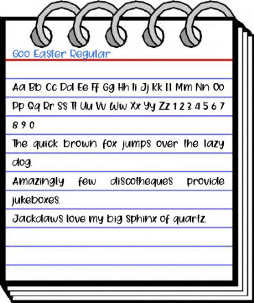 Goo Easter Regular Font