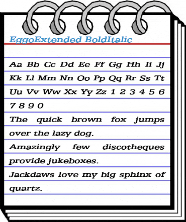 EggoExtended Font