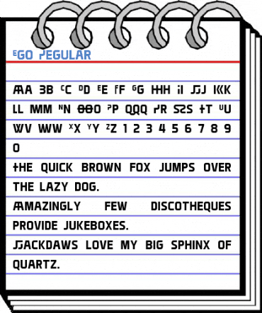 Ego Regular Font