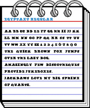 EgyptAxt Regular Font