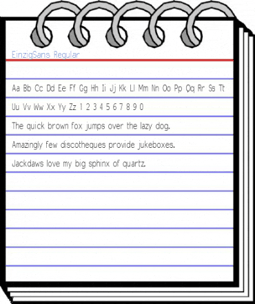 EinzigSans Regular Font