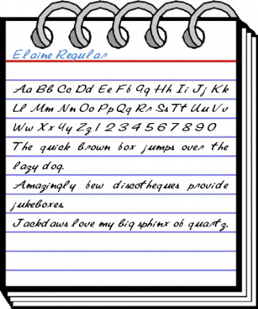 Elaine Regular Font