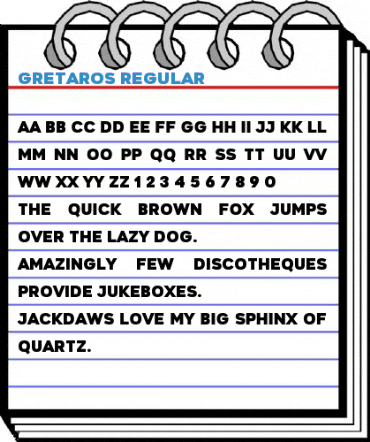 Gretaros Regular Font