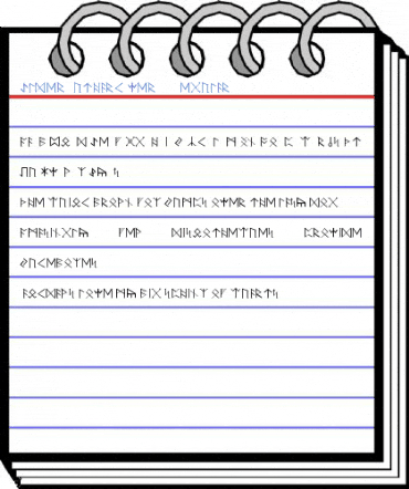 Elder Futhark ver 1.1 Regular Font