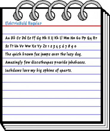 ElektrixBold Regular Font