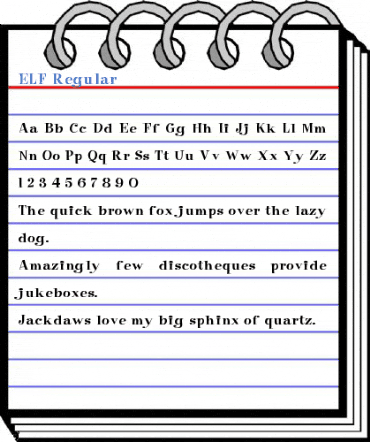 ELF Regular Font