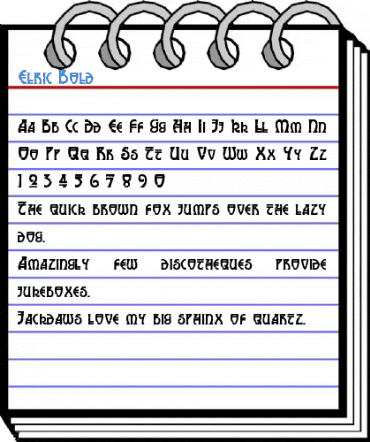 Elric Bold Font