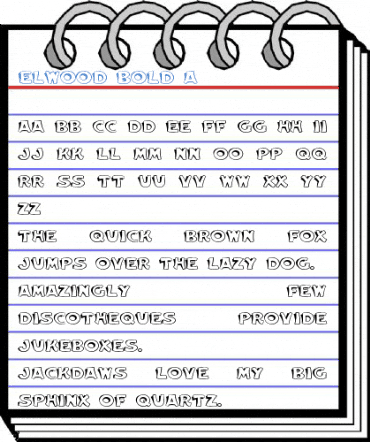 Elwood-BOLD A Font