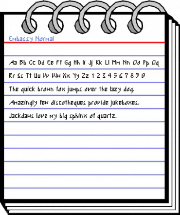 Embassy Normal Font