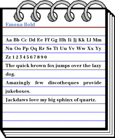 Emona Bold Font