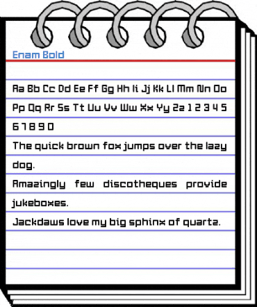 Enam Bold Font