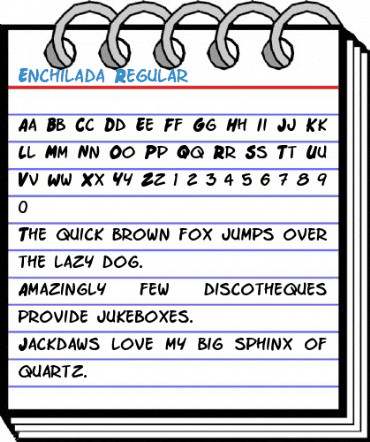 Enchilada Regular Font
