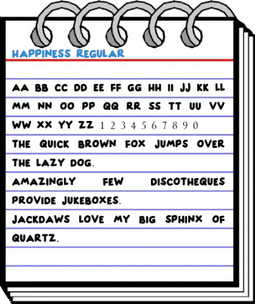 HAPPINESS Regular Font
