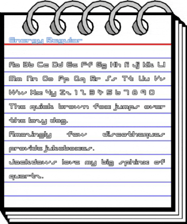 Energy Regular Font
