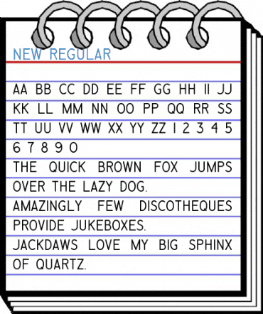 New Regular Font
