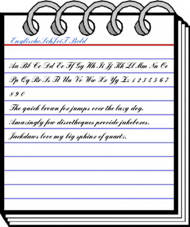EnglischeSchJoiT Bold Font