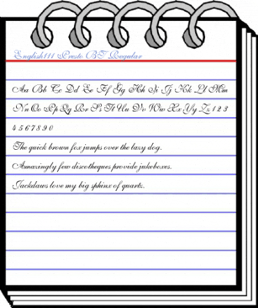 English111 Presto BT Regular Font