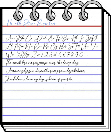 Hearth Stone Regular Font