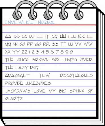 EnviewLight Normal Font