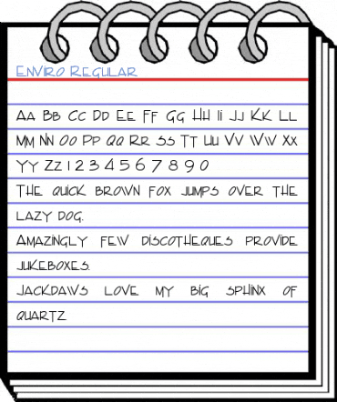 Enviro Regular Font