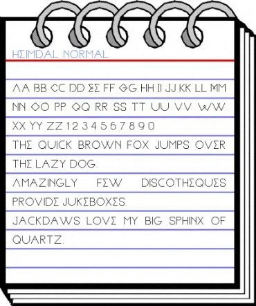 Heimdal Normal Font