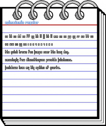 epimodemic Regular Font