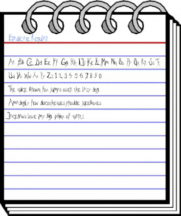 Eradicate Regular Font