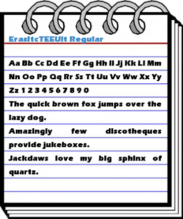 ErasItcTEEUlt Regular Font