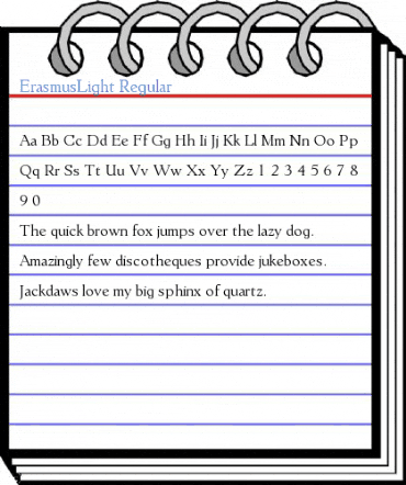 ErasmusLight Regular Font