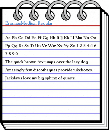 ErasmusMedium Regular Font