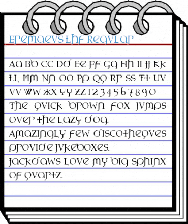 Eremaeus Lhf Regular Font