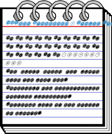 HEX:gon Staggered 2 Italic Italic Font