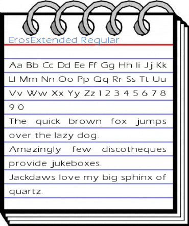 ErosExtended Regular Font