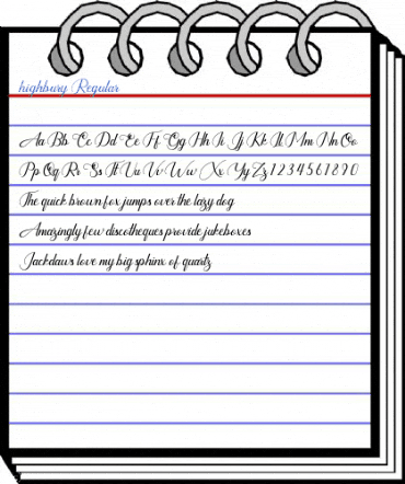 highbury Regular Font