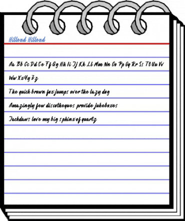 Hillend Hillend Font