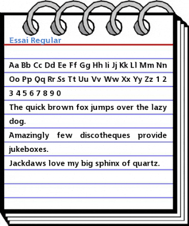 Essai Regular Font