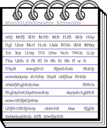 EstaLigatures Regular Font