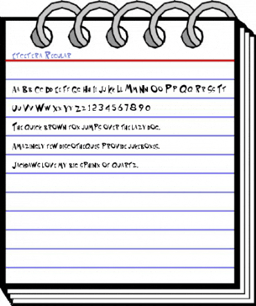 Etcetera Regular Font