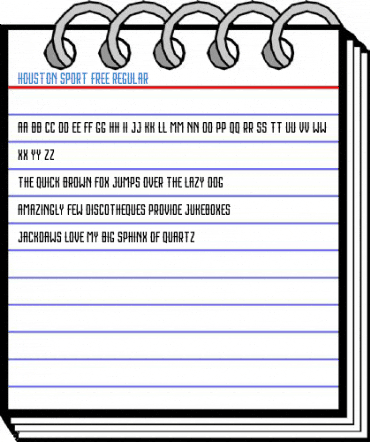Houston Sport Free Regular Font