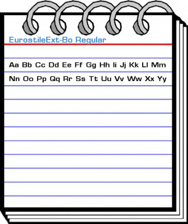 EurostileExt-Bo Regular Font