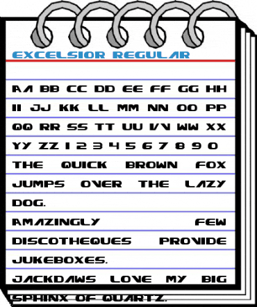Excelsior Regular Font