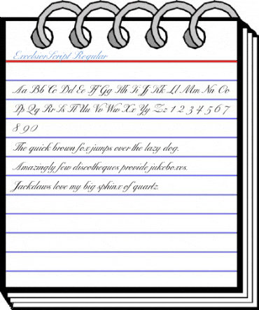 ExcelsiorScript Regular Font