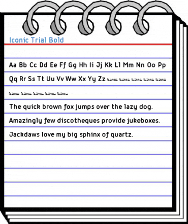 Iconic Trial Bold Font