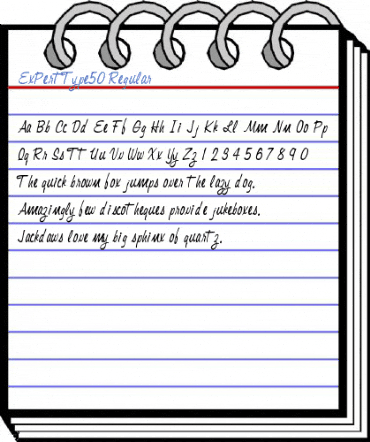 ExPertType50 Regular Font