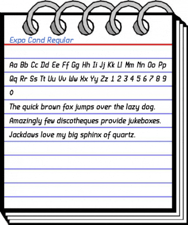 Expo Cond Regular Font